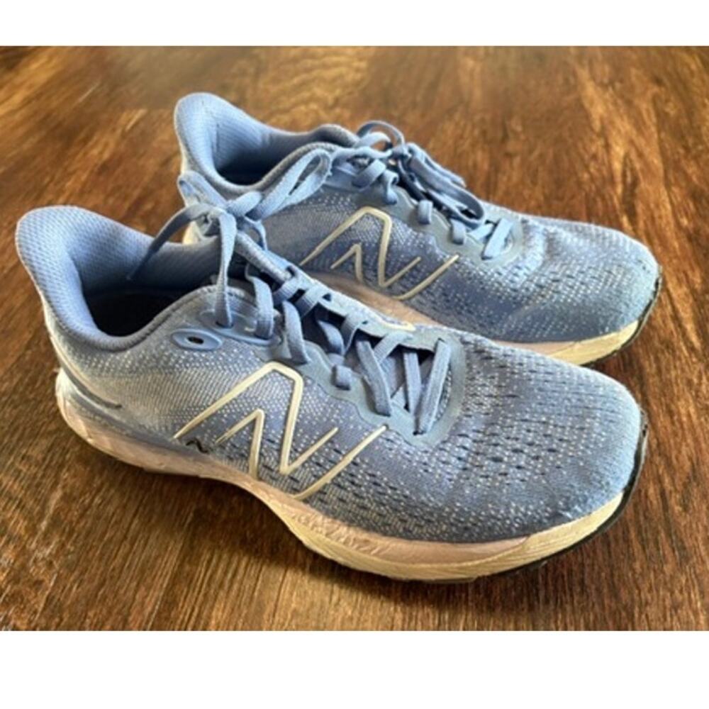 New Balance W880L12 Fresh Foam Light Blue Athletic Running Shoes Sz 8